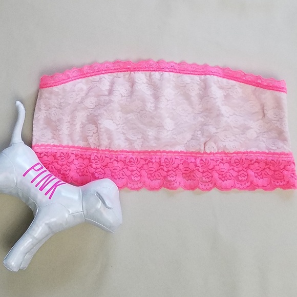 PINK Victoria's Secret Other - PINK Light & dark pink lace bandeau